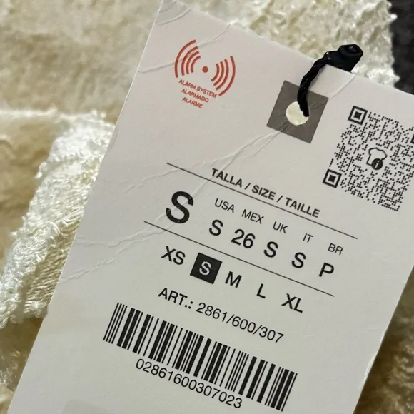 Zara NWT textured midi skirt 2861/600 - Picture 11 of 11